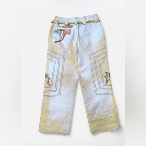 NWOT We The Free Electric Sands Embroidered Pants (Free People) - Picture 2 of 14